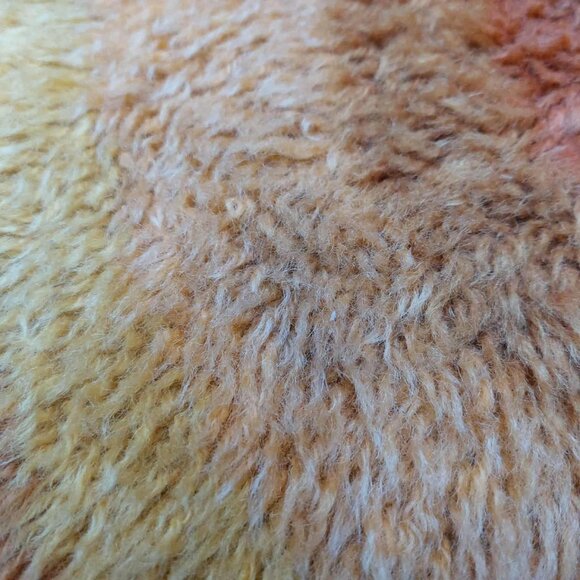 Large 1960s space age pop art pure wool rug Desso "Amoeba" rya rug 6ft diameter - Picture 9 of 10